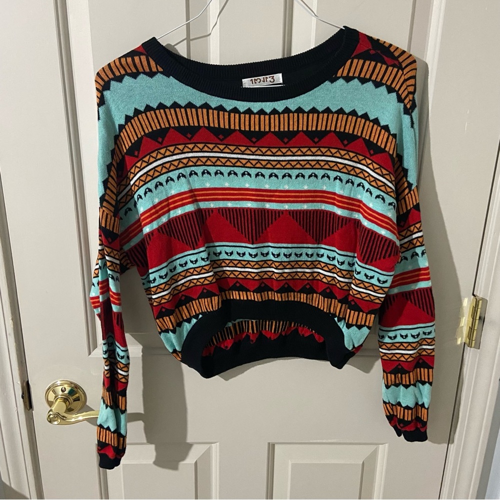 Etcetera Vibrant Patterned Sweatshirt